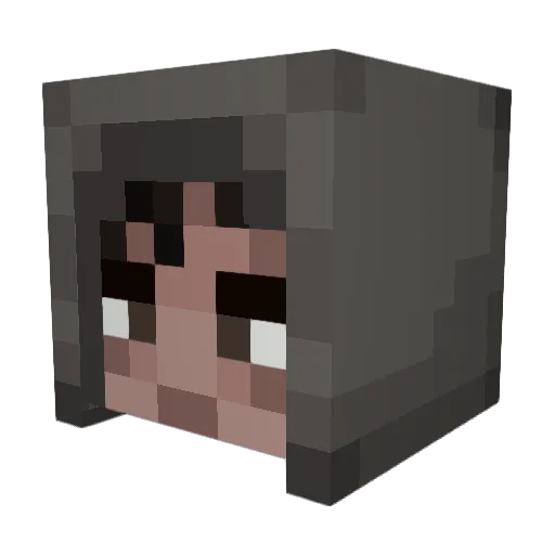 marcplier_ Minecraft avatar head, 3D render
