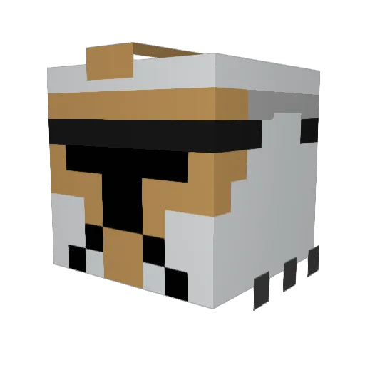 marcroelse Minecraft avatar head, 3D render