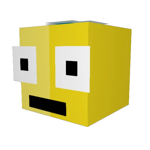 marcus0034 Minecraft avatar head, 3D render