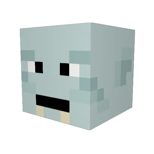 marcus1518 Minecraft avatar head, 3D render