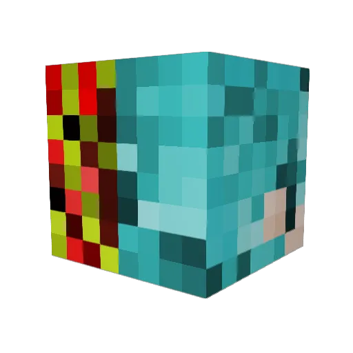 marcus223344 Minecraft avatar head, 3D render