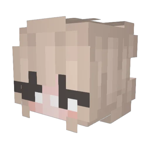 marcus34684 Minecraft avatar head, 3D render