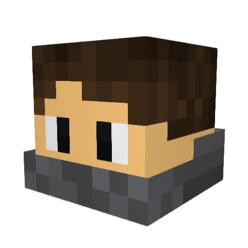 marcus6999 Minecraft avatar head, 3D render