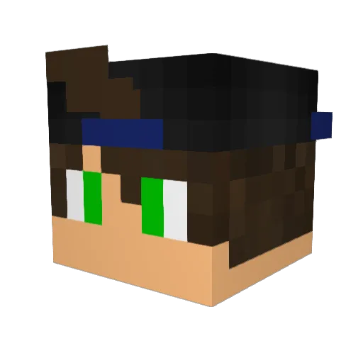 marcus_PvP_YT Minecraft avatar head, 3D render