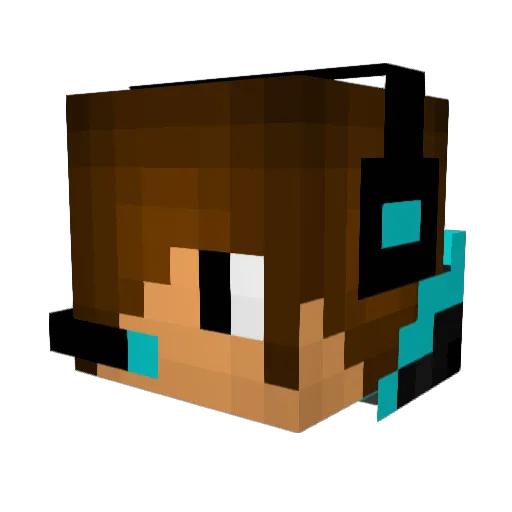 marcusg444 Minecraft avatar head, 3D render