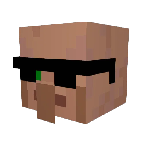 marcussadd Minecraft avatar head, 3D render