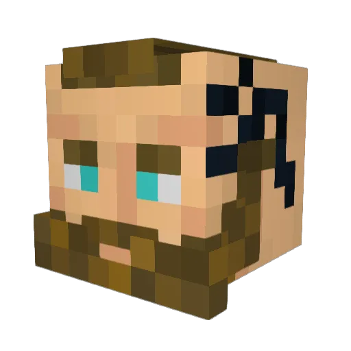 marcx000 Minecraft avatar head, 3D render