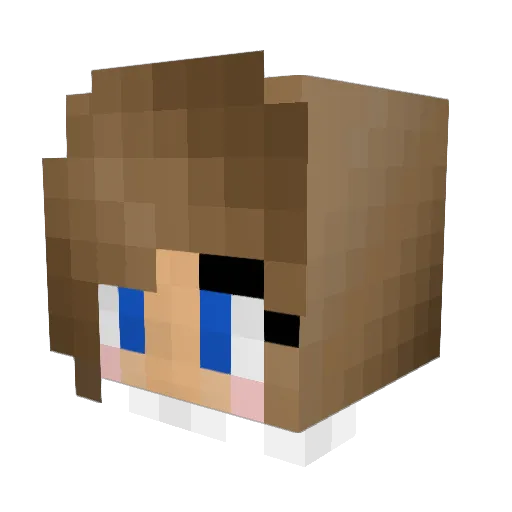 marcy554 Minecraft avatar head, 3D render