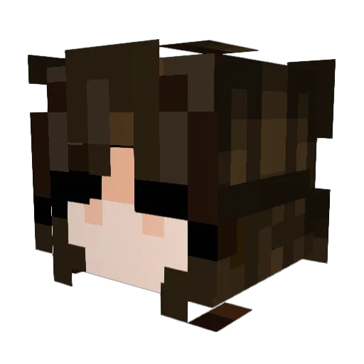 marcysia111 Minecraft avatar head, 3D render