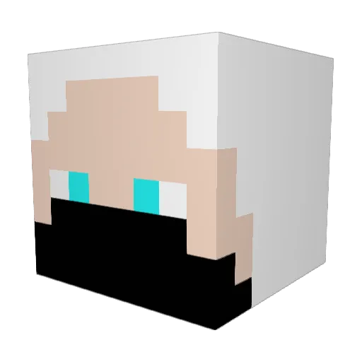marder353 Minecraft avatar head, 3D render