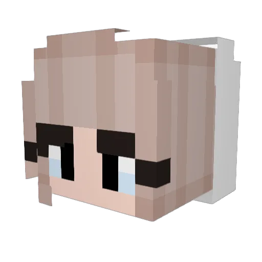 marduuuu Minecraft avatar head, 3D render