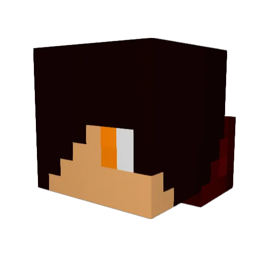marek345 Minecraft avatar head, 3D render