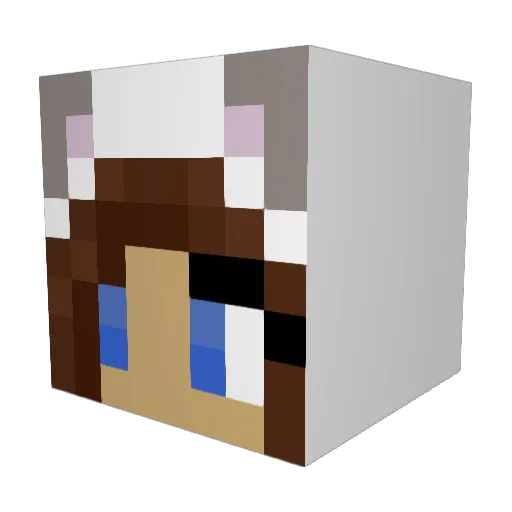 maremaple11 Minecraft avatar head, 3D render
