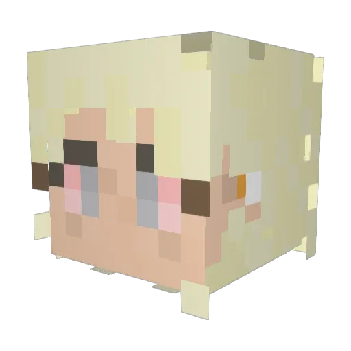 marenb45 Minecraft avatar head, 3D render