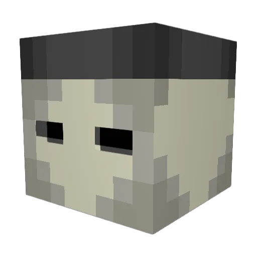 marf121 Minecraft avatar head, 3D render
