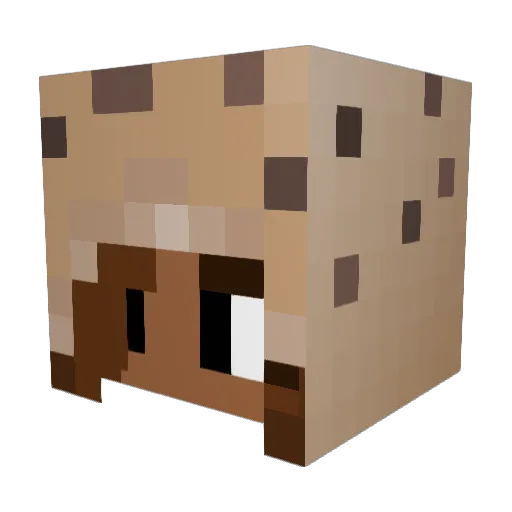 marfies Minecraft avatar head, 3D render