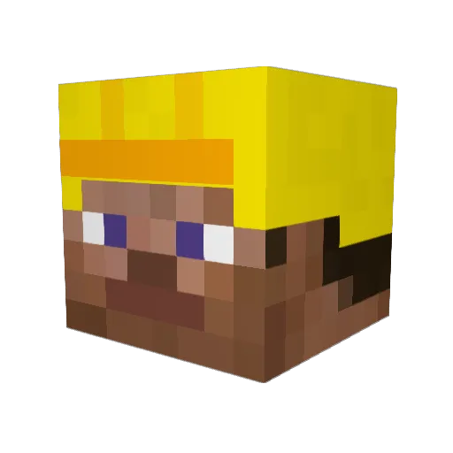 marfis14 Minecraft avatar head, 3D render