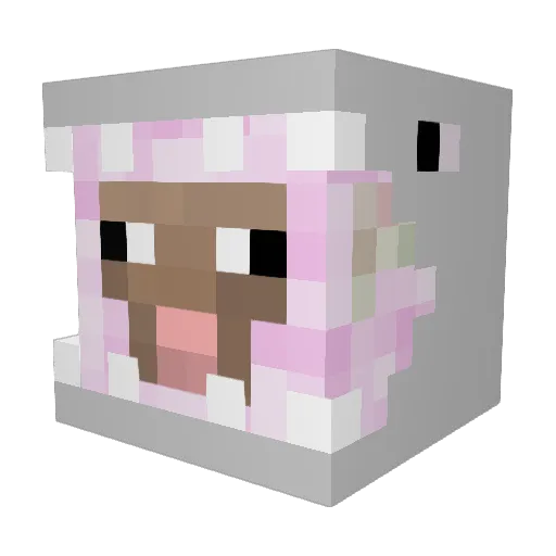 margie2727 Minecraft avatar head, 3D render
