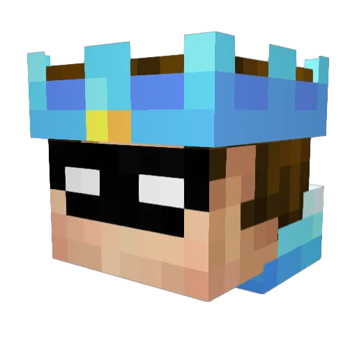 margitmeyer Minecraft avatar head, 3D render