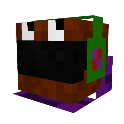 margolion Minecraft avatar head, 3D render