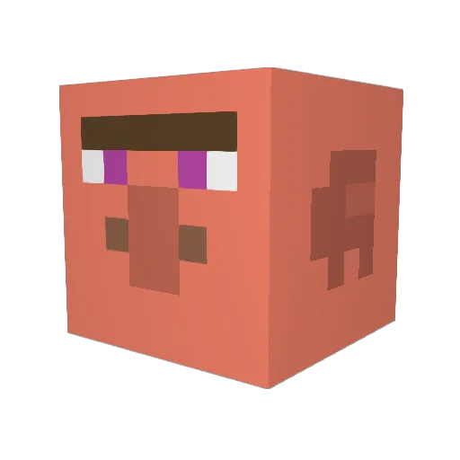 margraux Minecraft avatar head, 3D render