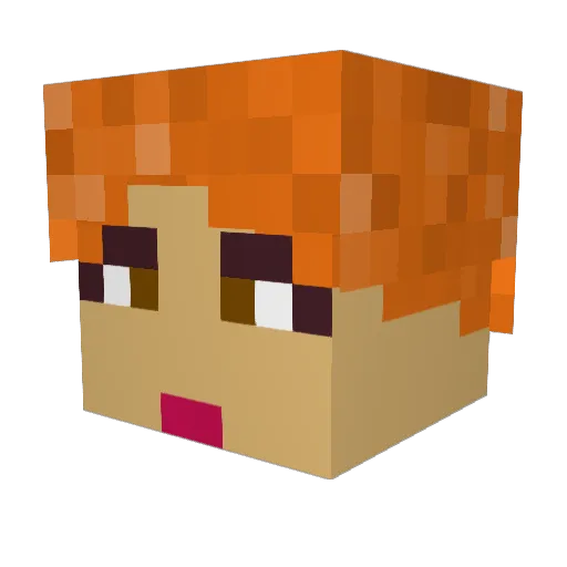 mariL901 Minecraft avatar head, 3D render
