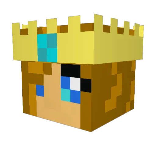 maria4337 Minecraft avatar head, 3D render