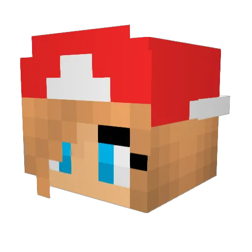 maria7834 Minecraft avatar head, 3D render