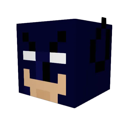mariaa4580 Minecraft avatar head, 3D render