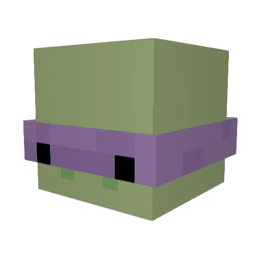 mariagnt Minecraft avatar head, 3D render