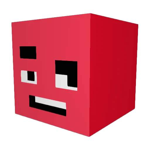 mariahcar Minecraft avatar head, 3D render