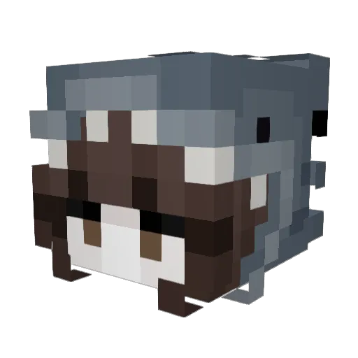 mariahz Minecraft avatar head, 3D render