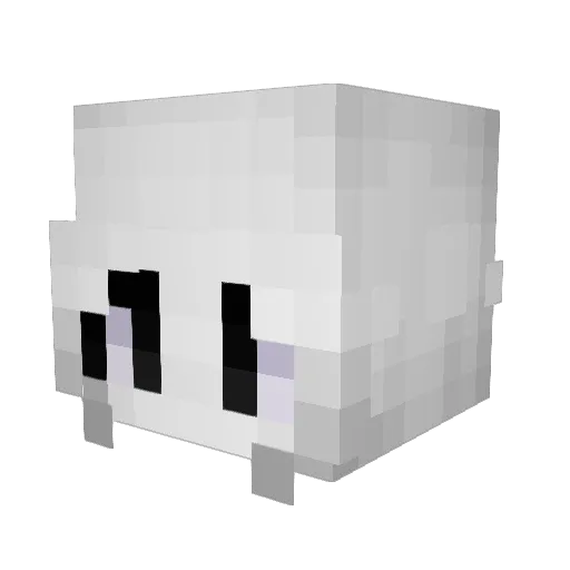 mariakalifi Minecraft avatar head, 3D render