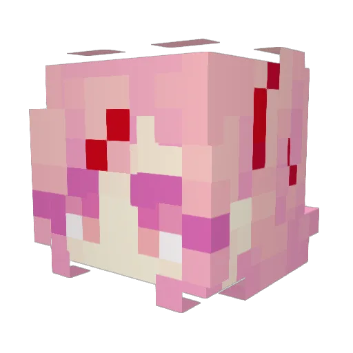 mariamaria66 Minecraft avatar head, 3D render