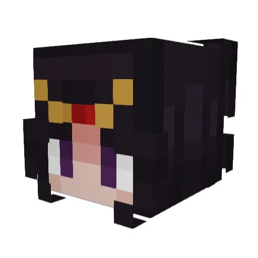 marianabvx Minecraft avatar head, 3D render