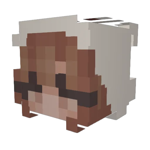 marianadotcom Minecraft avatar head, 3D render