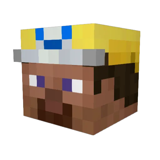 marianoski Minecraft avatar head, 3D render