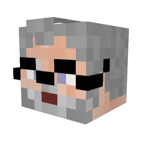 marianovxt Minecraft avatar head, 3D render