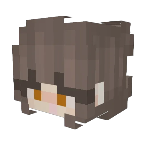 mariavm01 Minecraft avatar head, 3D render