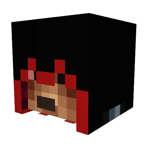 maribel Minecraft avatar head, 3D render