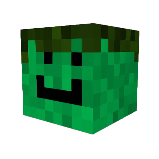 marichun Minecraft avatar head, 3D render