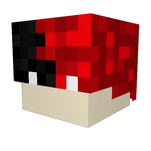 marie662008 Minecraft avatar head, 3D render