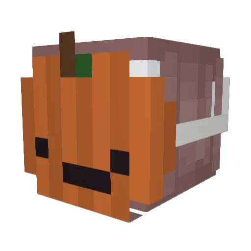 marieK47460 Minecraft avatar head, 3D render