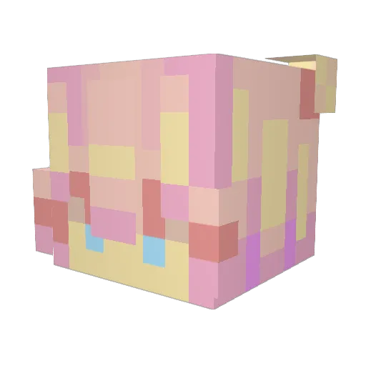 marie_ann67 Minecraft avatar head, 3D render