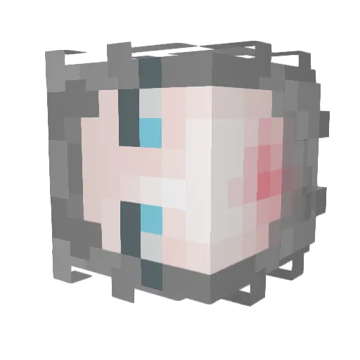 marieantoinette Minecraft avatar head, 3D render