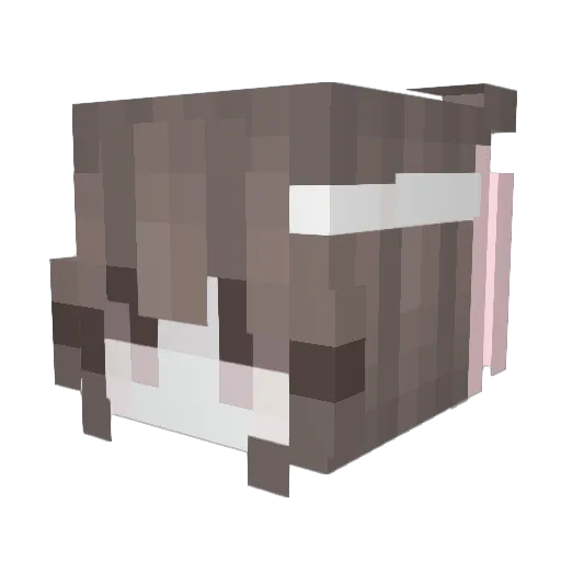 marieehd Minecraft avatar head, 3D render