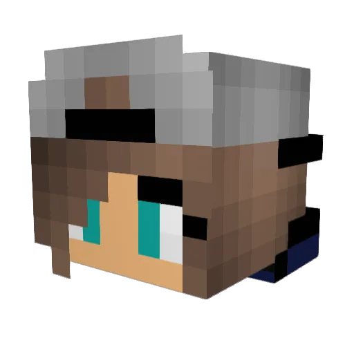 marielle2701 Minecraft avatar head, 3D render