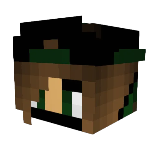 mariex28 Minecraft avatar head, 3D render