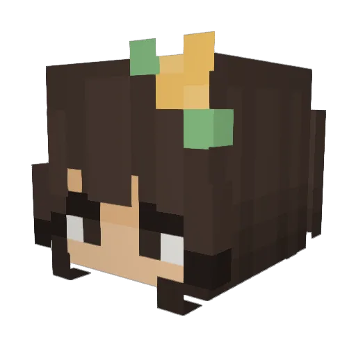 marigoldzzz Minecraft avatar head, 3D render