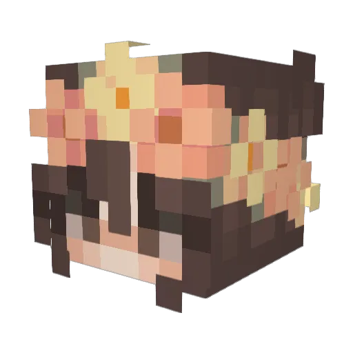 marigxlds Minecraft avatar head, 3D render